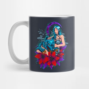 wolf woman Mug